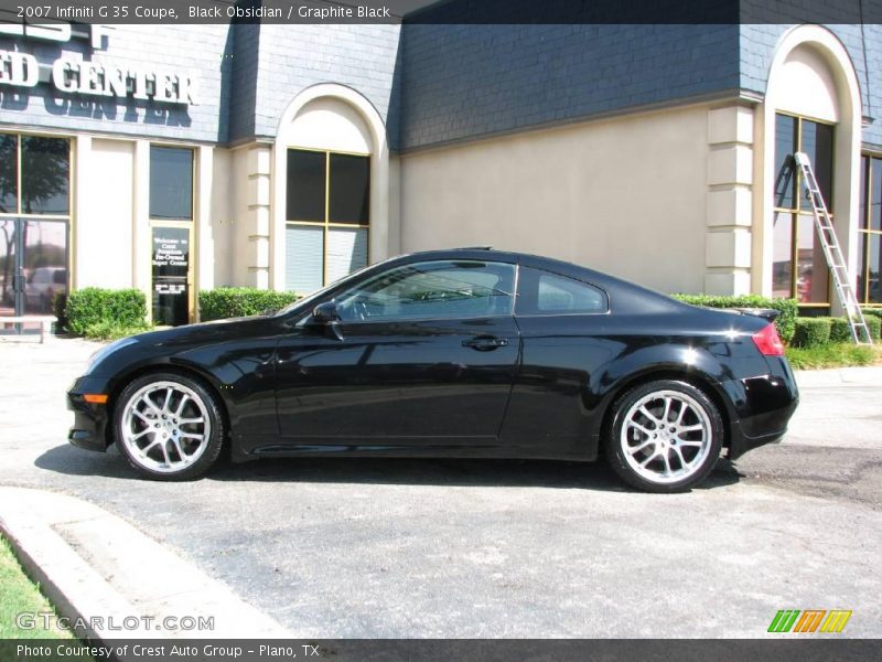 Black Obsidian / Graphite Black 2007 Infiniti G 35 Coupe