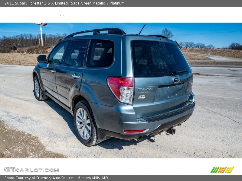 Sage Green Metallic / Platinum 2011 Subaru Forester 2.5 X Limited