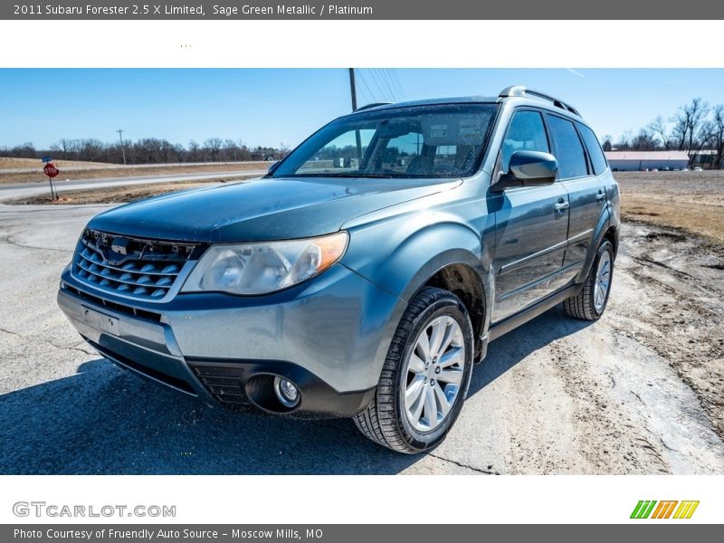 Sage Green Metallic / Platinum 2011 Subaru Forester 2.5 X Limited