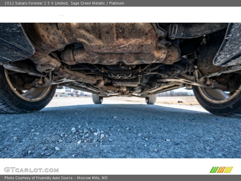 Sage Green Metallic / Platinum 2011 Subaru Forester 2.5 X Limited