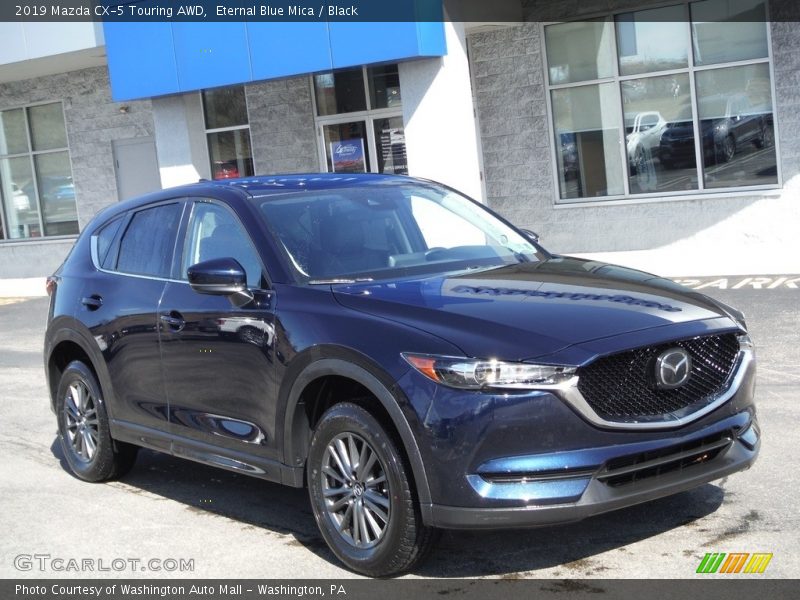 Eternal Blue Mica / Black 2019 Mazda CX-5 Touring AWD