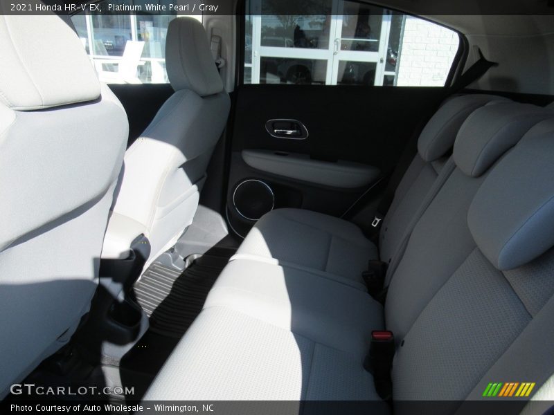 Platinum White Pearl / Gray 2021 Honda HR-V EX