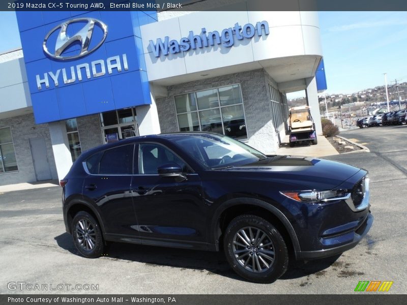 Eternal Blue Mica / Black 2019 Mazda CX-5 Touring AWD