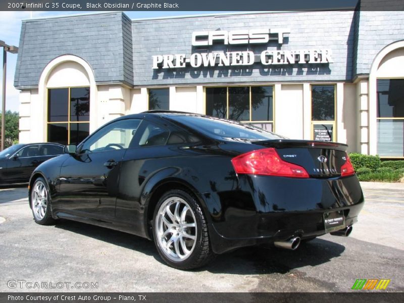 Black Obsidian / Graphite Black 2007 Infiniti G 35 Coupe