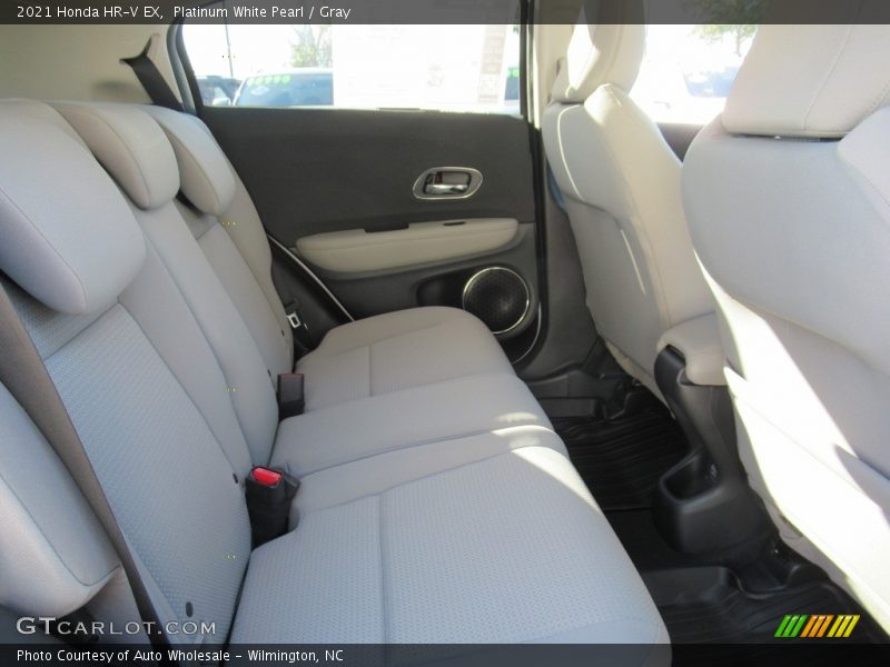 Platinum White Pearl / Gray 2021 Honda HR-V EX