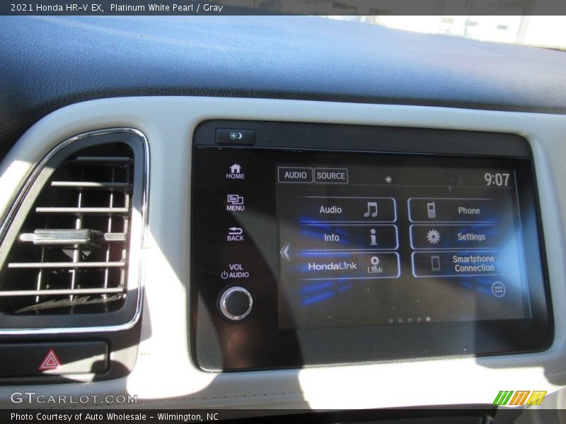 Platinum White Pearl / Gray 2021 Honda HR-V EX