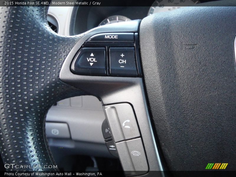 Modern Steel Metallic / Gray 2015 Honda Pilot SE 4WD
