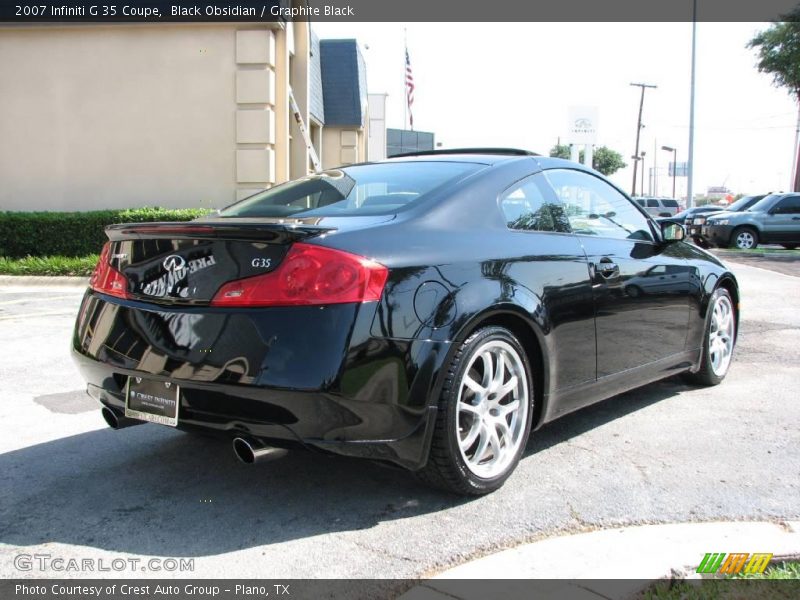 Black Obsidian / Graphite Black 2007 Infiniti G 35 Coupe