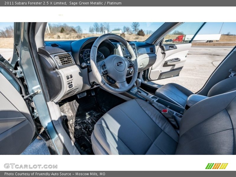 Sage Green Metallic / Platinum 2011 Subaru Forester 2.5 X Limited