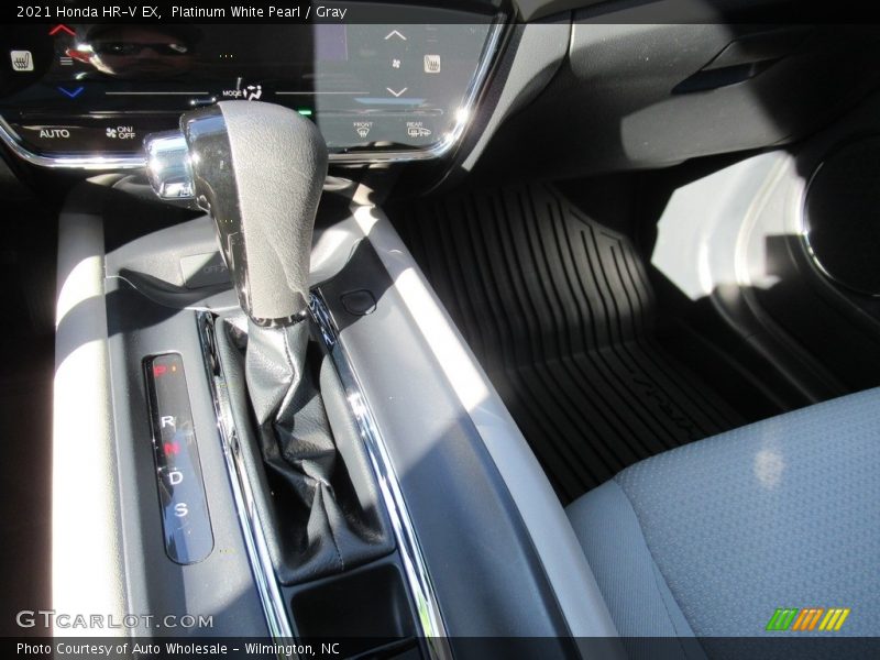 Platinum White Pearl / Gray 2021 Honda HR-V EX