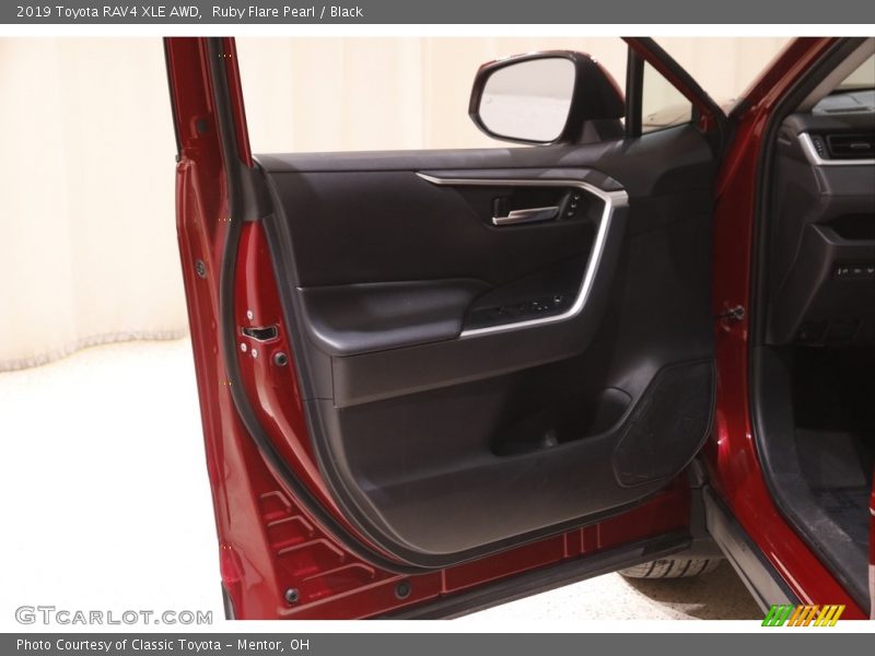 Ruby Flare Pearl / Black 2019 Toyota RAV4 XLE AWD