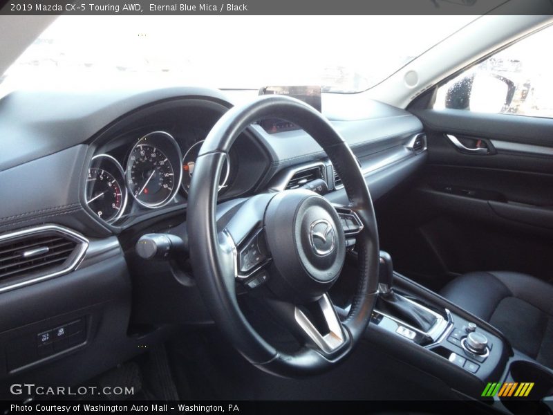 Eternal Blue Mica / Black 2019 Mazda CX-5 Touring AWD