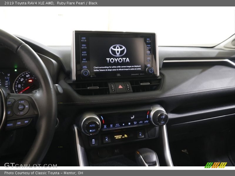 Ruby Flare Pearl / Black 2019 Toyota RAV4 XLE AWD