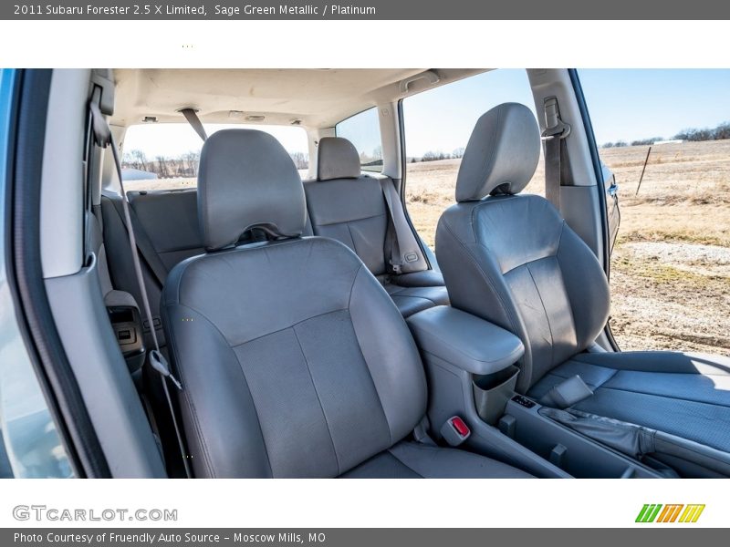 Sage Green Metallic / Platinum 2011 Subaru Forester 2.5 X Limited