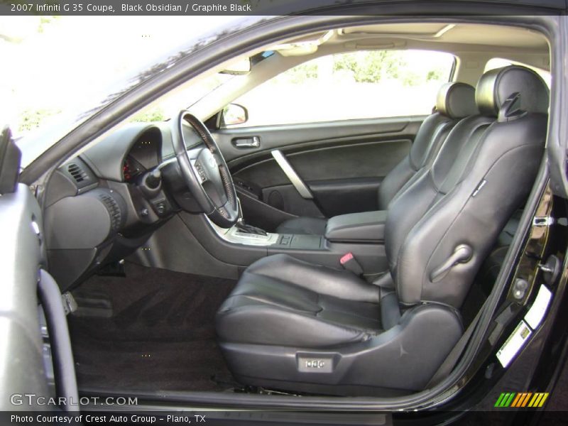 Black Obsidian / Graphite Black 2007 Infiniti G 35 Coupe