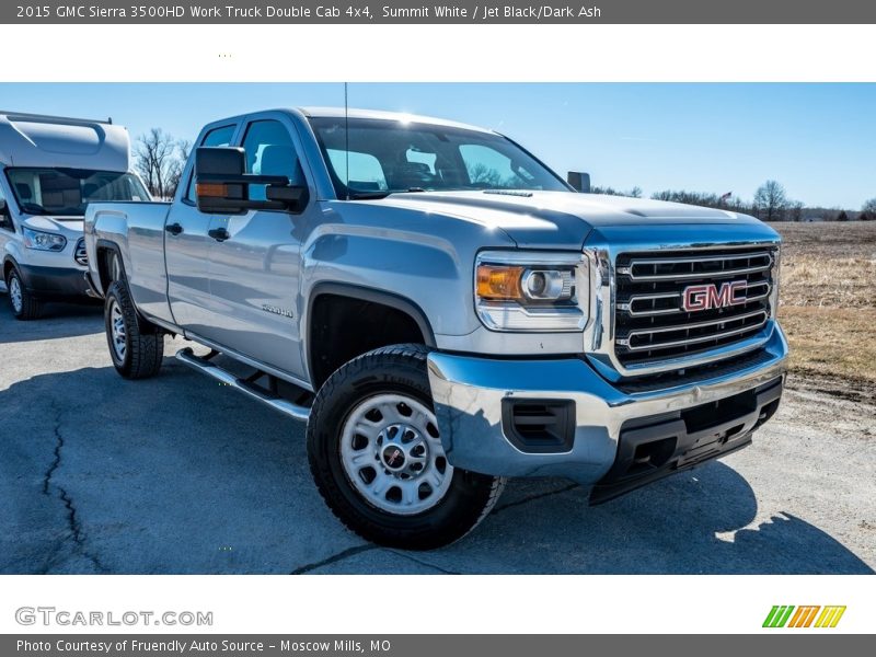 Front 3/4 View of 2015 Sierra 3500HD Work Truck Double Cab 4x4