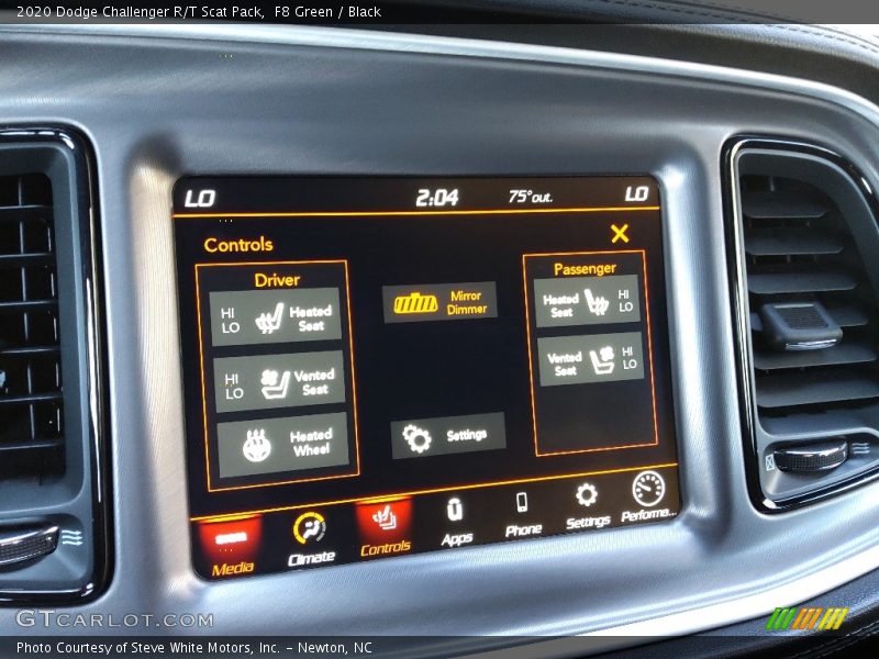 F8 Green / Black 2020 Dodge Challenger R/T Scat Pack