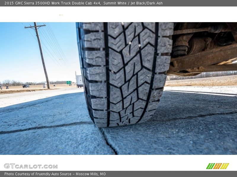 Summit White / Jet Black/Dark Ash 2015 GMC Sierra 3500HD Work Truck Double Cab 4x4