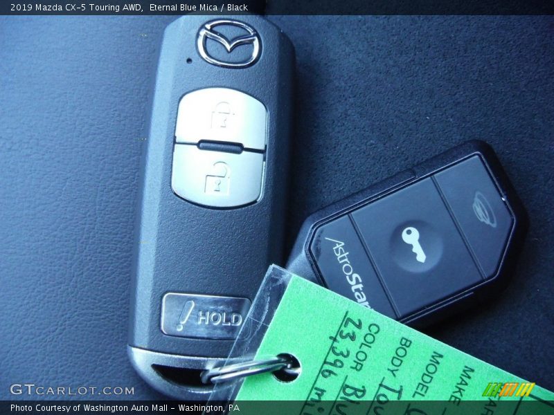 Eternal Blue Mica / Black 2019 Mazda CX-5 Touring AWD
