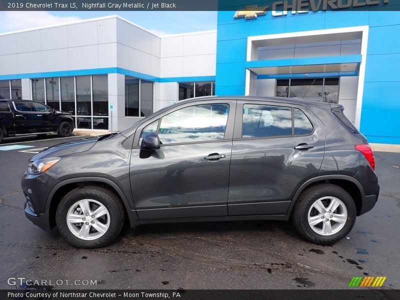 Nightfall Gray Metallic / Jet Black 2019 Chevrolet Trax LS