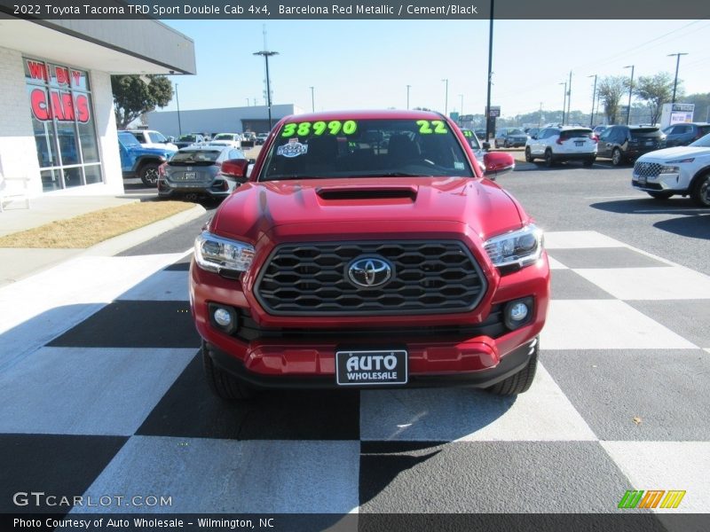 Barcelona Red Metallic / Cement/Black 2022 Toyota Tacoma TRD Sport Double Cab 4x4