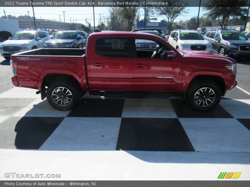 Barcelona Red Metallic / Cement/Black 2022 Toyota Tacoma TRD Sport Double Cab 4x4