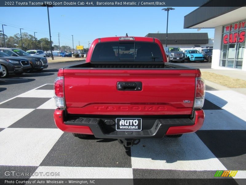 Barcelona Red Metallic / Cement/Black 2022 Toyota Tacoma TRD Sport Double Cab 4x4