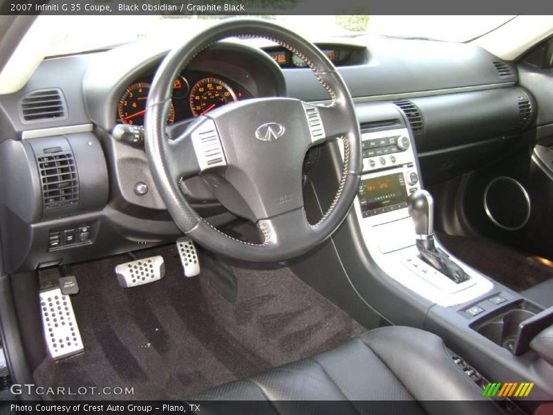 Black Obsidian / Graphite Black 2007 Infiniti G 35 Coupe
