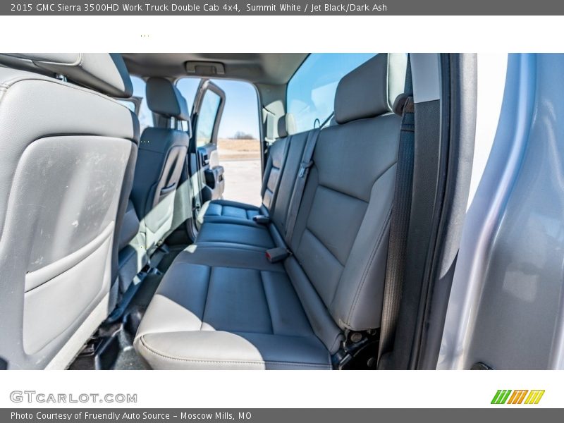 Rear Seat of 2015 Sierra 3500HD Work Truck Double Cab 4x4