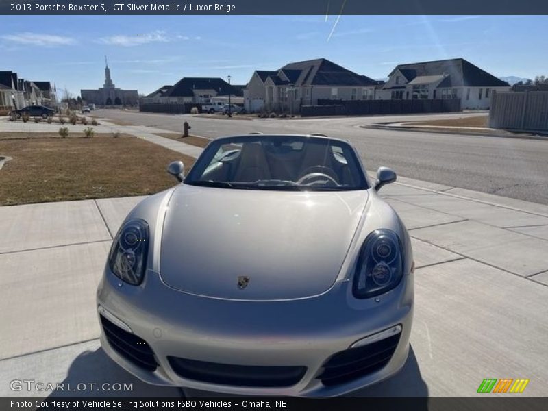 GT Silver Metallic / Luxor Beige 2013 Porsche Boxster S