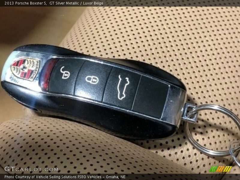 GT Silver Metallic / Luxor Beige 2013 Porsche Boxster S