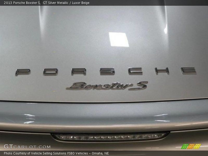 GT Silver Metallic / Luxor Beige 2013 Porsche Boxster S