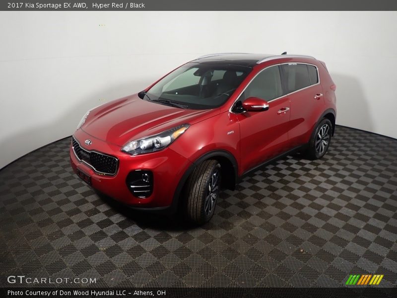 Hyper Red / Black 2017 Kia Sportage EX AWD