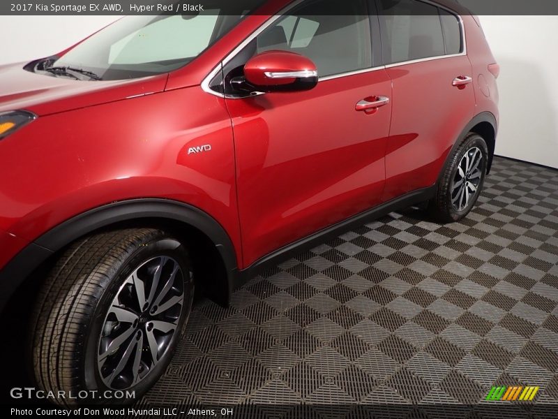 Hyper Red / Black 2017 Kia Sportage EX AWD