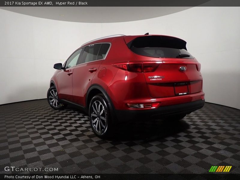 Hyper Red / Black 2017 Kia Sportage EX AWD