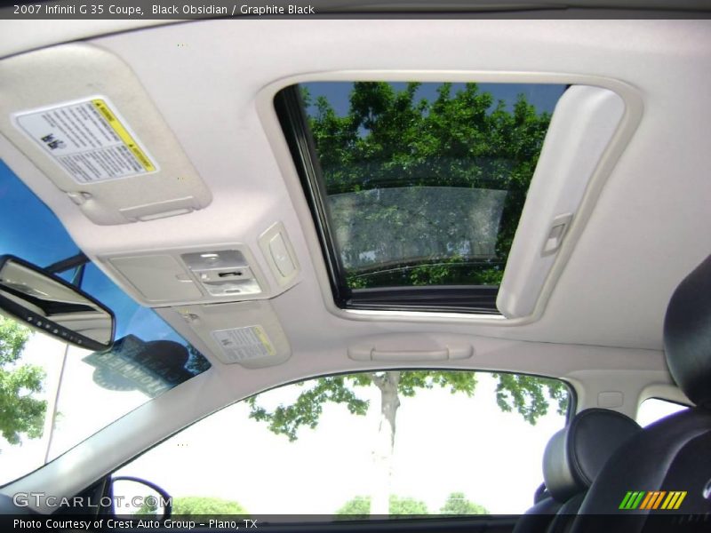 Black Obsidian / Graphite Black 2007 Infiniti G 35 Coupe