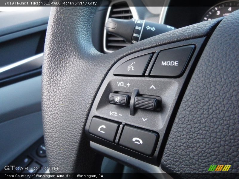 Molten Silver / Gray 2019 Hyundai Tucson SEL AWD