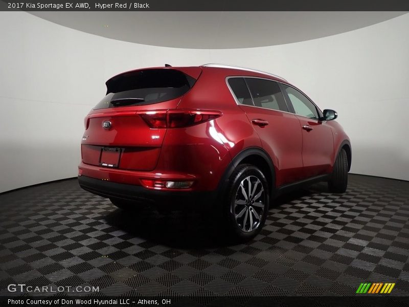 Hyper Red / Black 2017 Kia Sportage EX AWD
