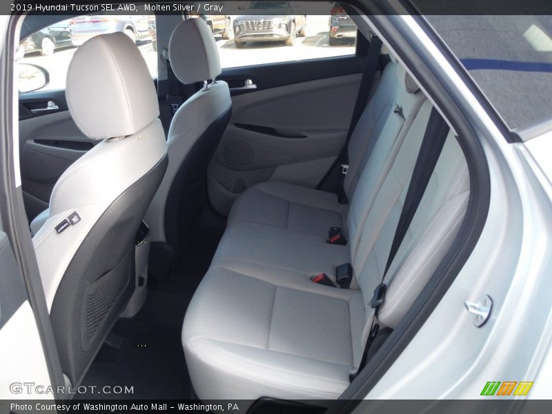 Molten Silver / Gray 2019 Hyundai Tucson SEL AWD