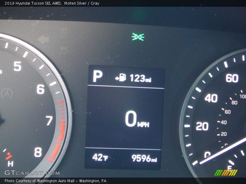 Molten Silver / Gray 2019 Hyundai Tucson SEL AWD