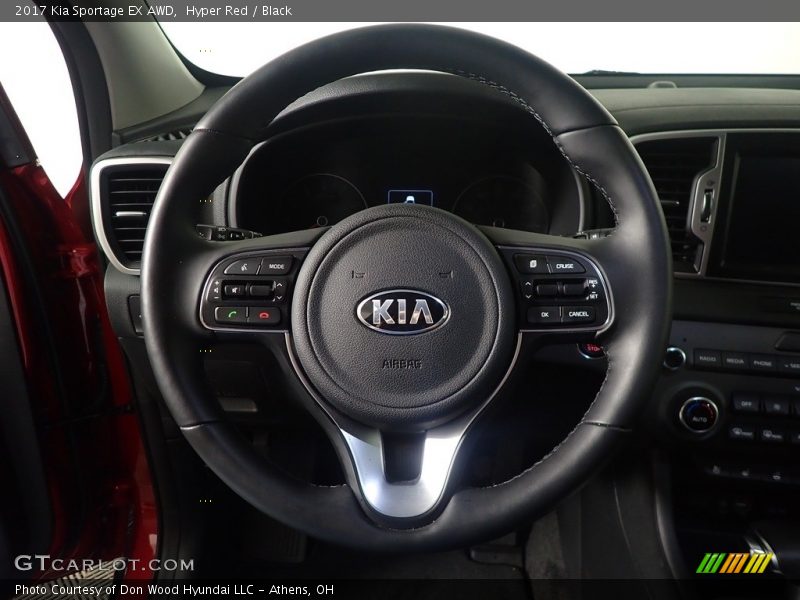 Hyper Red / Black 2017 Kia Sportage EX AWD