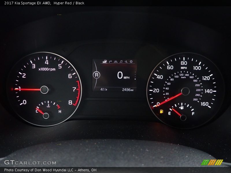 Hyper Red / Black 2017 Kia Sportage EX AWD
