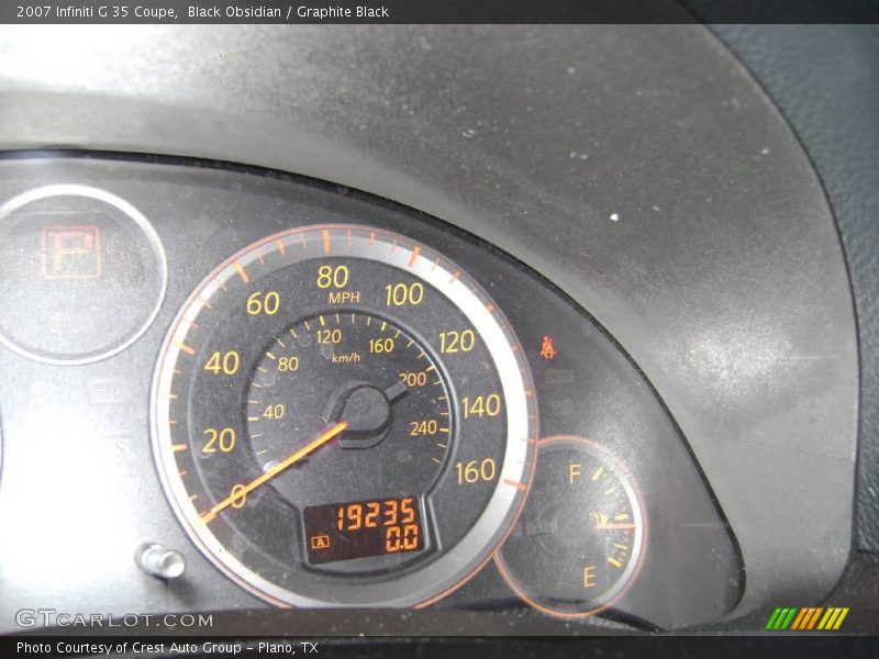 Black Obsidian / Graphite Black 2007 Infiniti G 35 Coupe