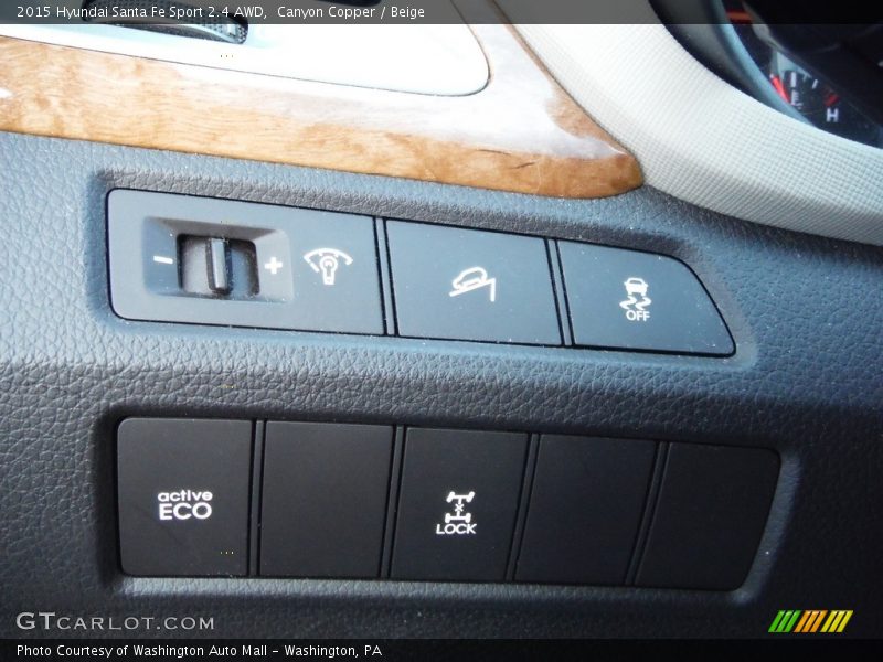 Canyon Copper / Beige 2015 Hyundai Santa Fe Sport 2.4 AWD