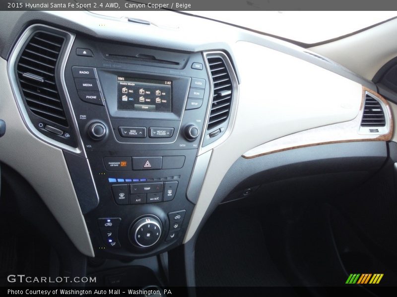 Canyon Copper / Beige 2015 Hyundai Santa Fe Sport 2.4 AWD