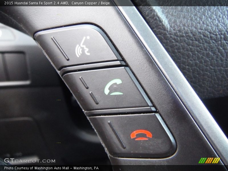 Canyon Copper / Beige 2015 Hyundai Santa Fe Sport 2.4 AWD