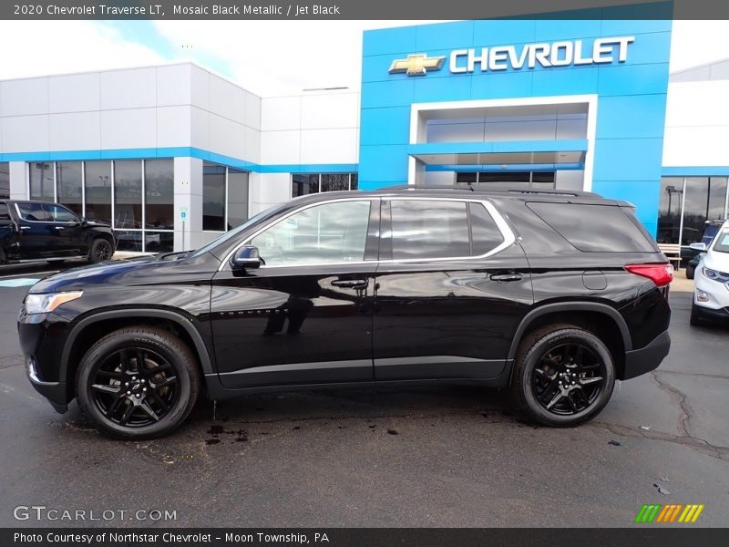 Mosaic Black Metallic / Jet Black 2020 Chevrolet Traverse LT