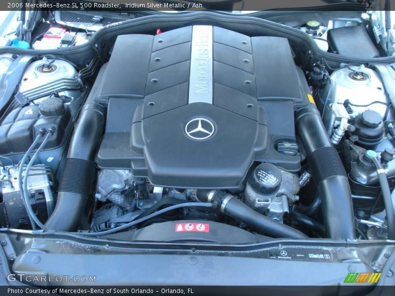 Iridium Silver Metallic / Ash 2006 Mercedes-Benz SL 500 Roadster
