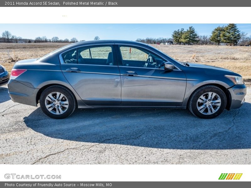 Polished Metal Metallic / Black 2011 Honda Accord SE Sedan