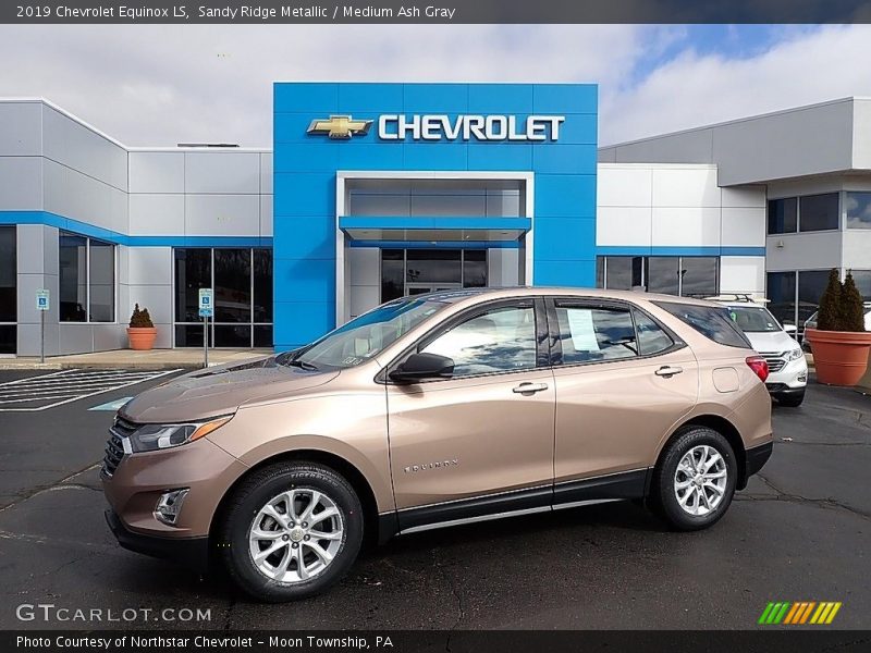 Sandy Ridge Metallic / Medium Ash Gray 2019 Chevrolet Equinox LS